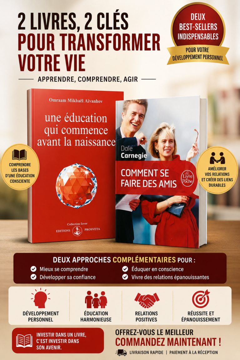Une éducation qui commence avant la naissance et comment se faire des amis