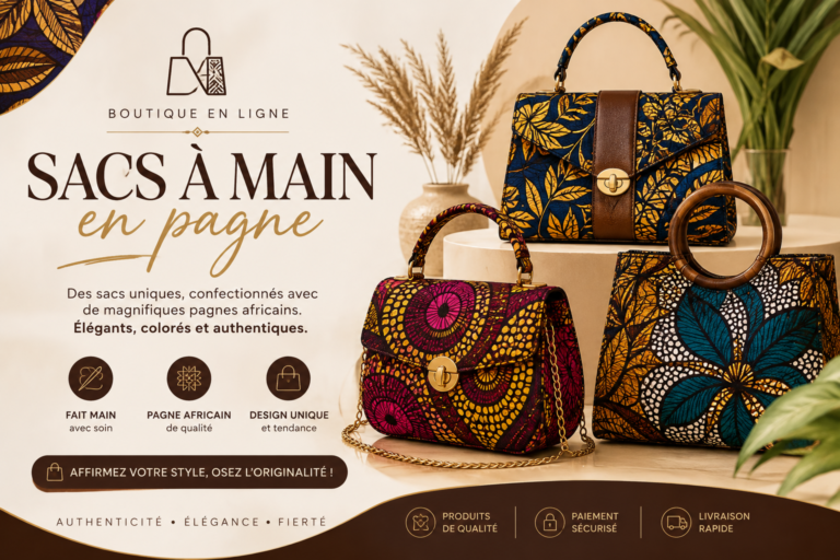 Sacs confectionné en pagne