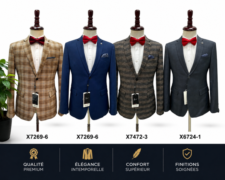 L’élégance qui fait la différence  Costumes homme premium — Élégance, confort et finitions soignées.
